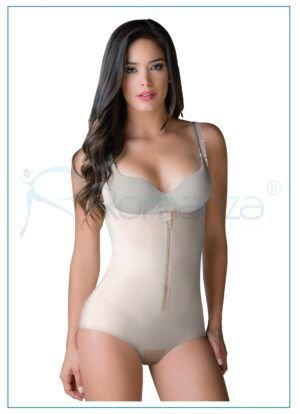 Faja reductora con cremallera frontal