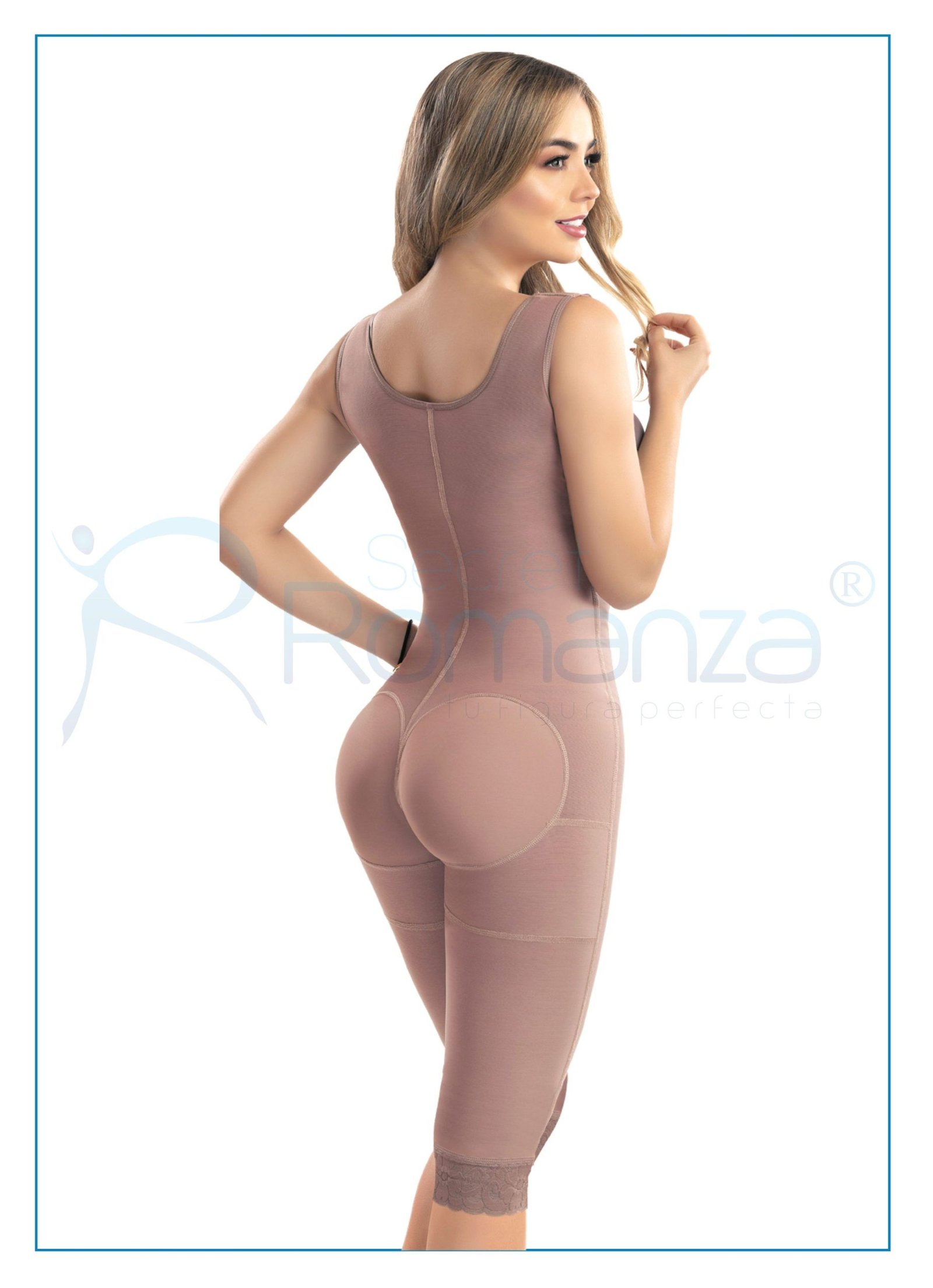 Faja postcirugia largo por debajo de la rodilla